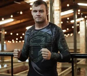 Męskie Street Autonomy Męskie>RASHGUARD LONG FORCE BLACK/GREEN 2022