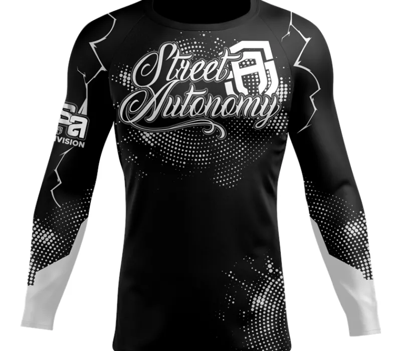rashguard_long_street_aut_3-4.webp Męskie Street Autonomy Męskie>Rashguard Long Divison black/white 2022